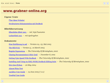 Tablet Screenshot of grabner-online.org